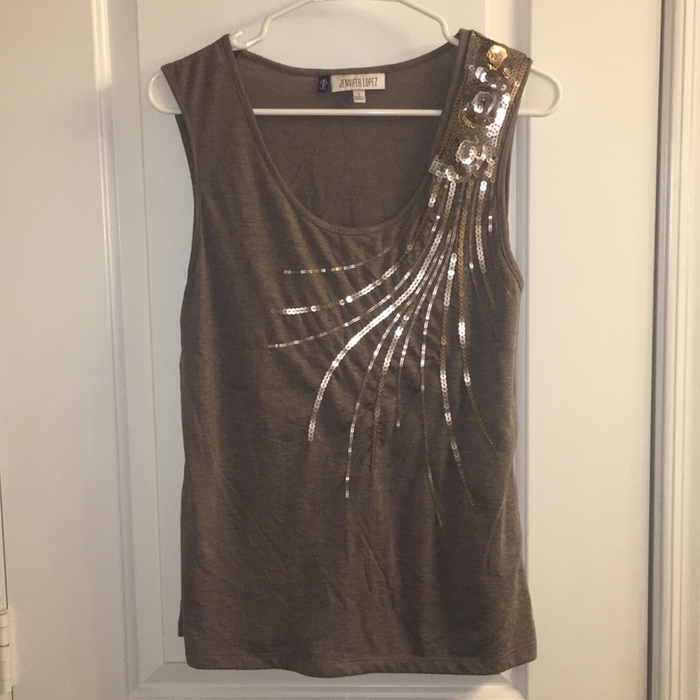 Worn Once! Jennifer Lopez Tank - Size L
